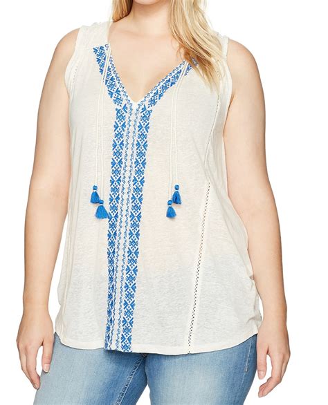 lucky brand tops plus size|lucky brand 1x tops.